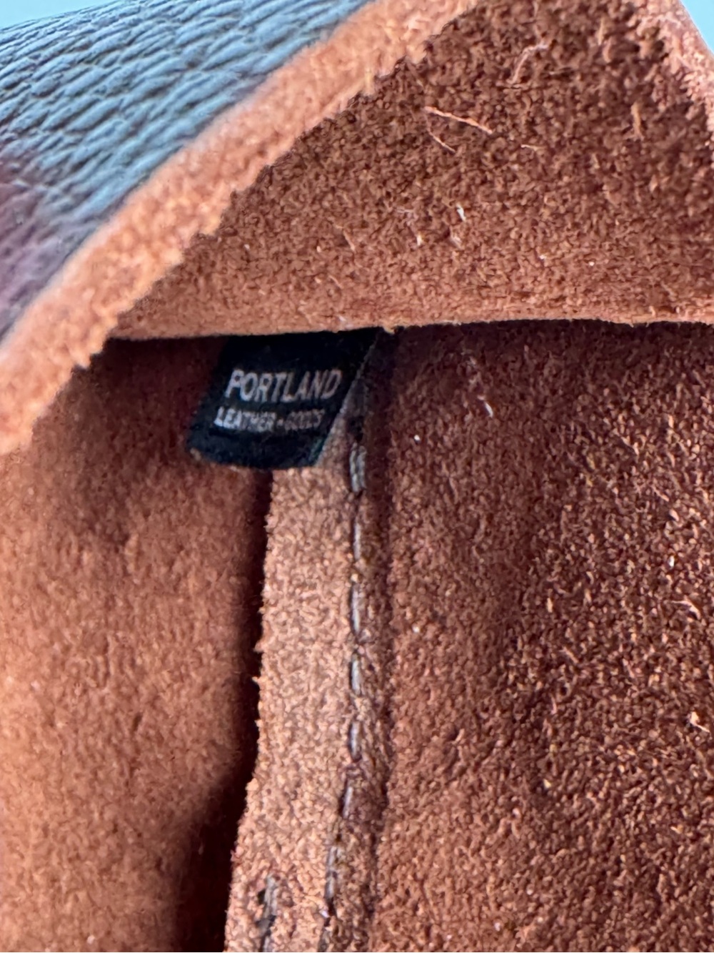 Portland Leather Blooming Wristlet in Coldbrew - Picture 6 of 10